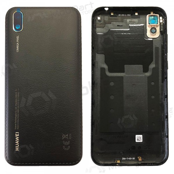 Huawei Y5 2019 baksida / batterilucka (svart) (Midnight Black) (begagnad grade B, original) Huawei Y5 2019 baksida / batterilucka (svart) (Midnight Black) (begagnad grade B, original)