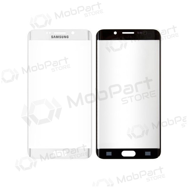 Samsung G928 Galaxy S6 Edge Plus Skärmglass (vit) (for screen refurbishing)