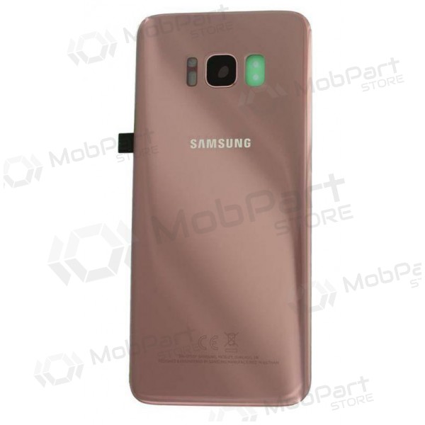 Samsung G950F Galaxy S8 baksida / batterilucka rosa (Rose Pink) (begagnad grade C, original)