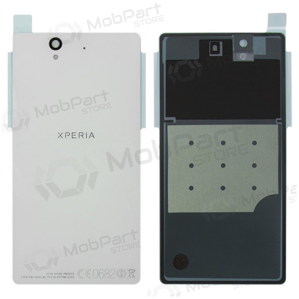 Sony Xperia Z L36h C6602 / Xperia Z C6603 baksida / batterilucka (vit)