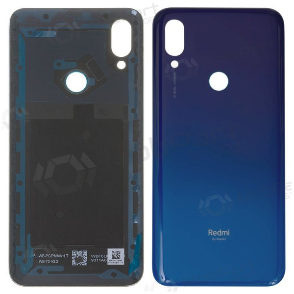 Xiaomi Redmi 7 baksida / batterilucka (blå)