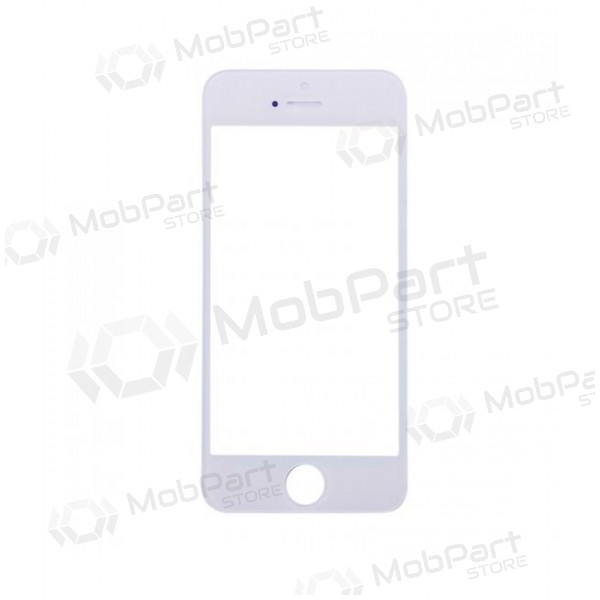 Apple iPhone 5G / iPhone 5S / iPhone 5C Skärmglass (vit) (for screen refurbishing) - Premium