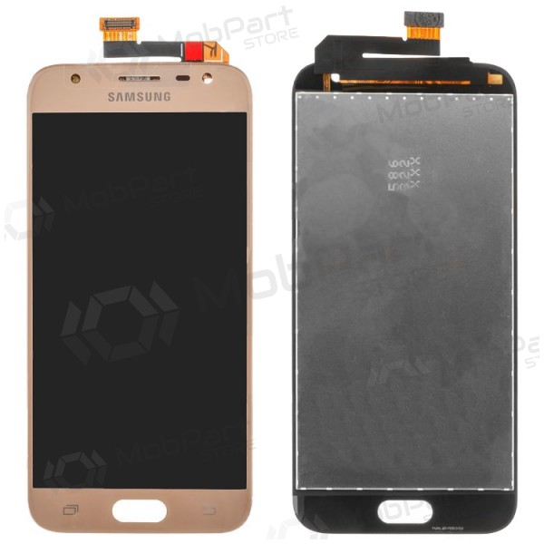 Samsung J330F Galaxy J3 (2017) skärm (guld) (service pack) (original) Samsung J330F Galaxy J3 (2017) skärm (guld) (service pack) (original)