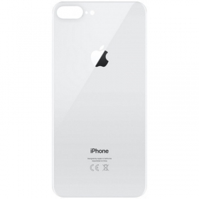 Apple iPhone 8 Plus baksida / batterilucka (silver) (bigger hole for camera)