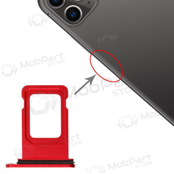 Apple iPhone 11 (Dual) SIM korthållare (röd)