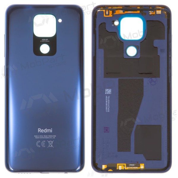 Xiaomi Redmi Note 9 baksida / batterilucka blå (Midnight Grey)