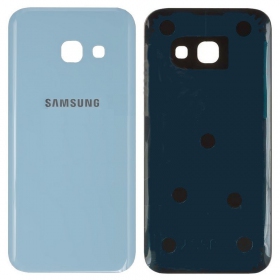 Samsung A320 Galaxy A3 2017 baksida / batterilucka ljusblå (blue mist) (begagnad grade B, original)