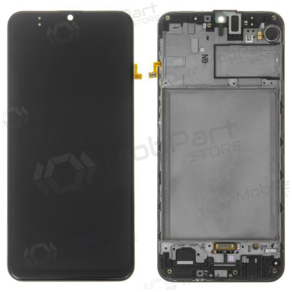 Samsung Galaxy M30s, M21 2020 skärm (svart) (med ram) (original) Samsung Galaxy M30s, M21 2020 skärm (svart) (med ram) (original)