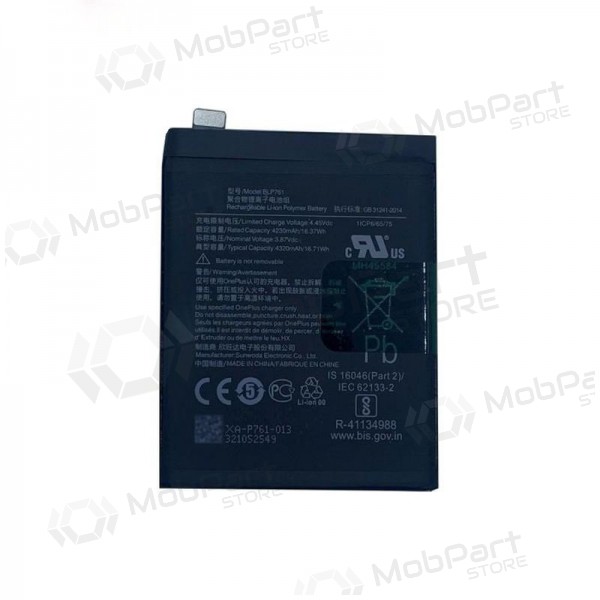 OnePlus 8 (BLP761) batteri / ackumulator (4230mAh)