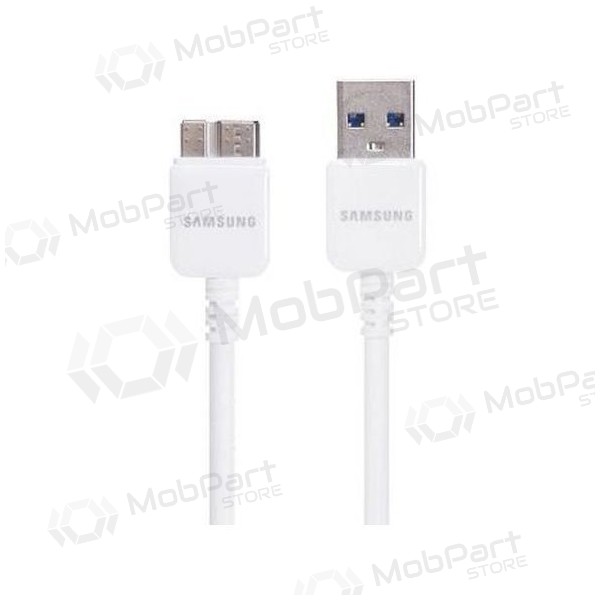 Samsung N9005 / N7200 Note 3 microUSB (ET-DQ10Y0WE) kabel (vit) (1M)
