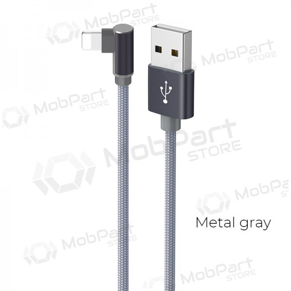 USB kabel Borofone BX26 Lightning 1.0m (grå)