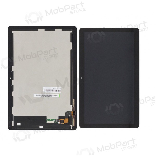 Huawei MediaPad T3 10 (AGS-W09/AGS-L09) skärm (svart) (med ram) (service pack) (original)