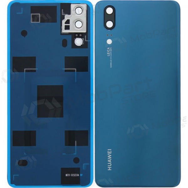 Huawei P20 baksida / batterilucka (blå) (begagnad grade B, original) Huawei P20 baksida / batterilucka (blå) (begagnad grade B, original)