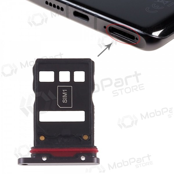 Huawei P30 Pro SIM korthållare (svart)