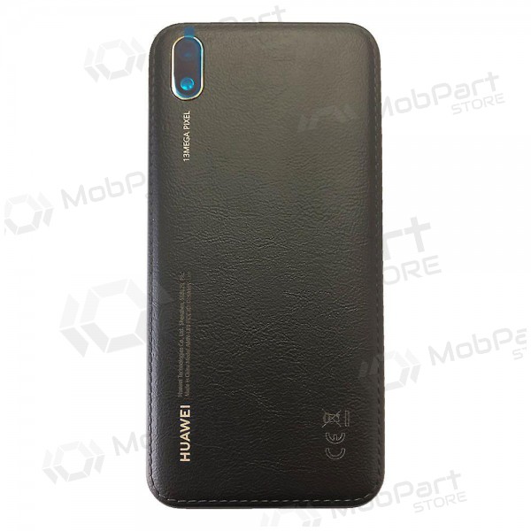 Huawei Y5 2019 baksida / batterilucka (svart) (Midnight Black) (begagnad grade B, original) Huawei Y5 2019 baksida / batterilucka (svart) (Midnight Black) (begagnad grade B, original)