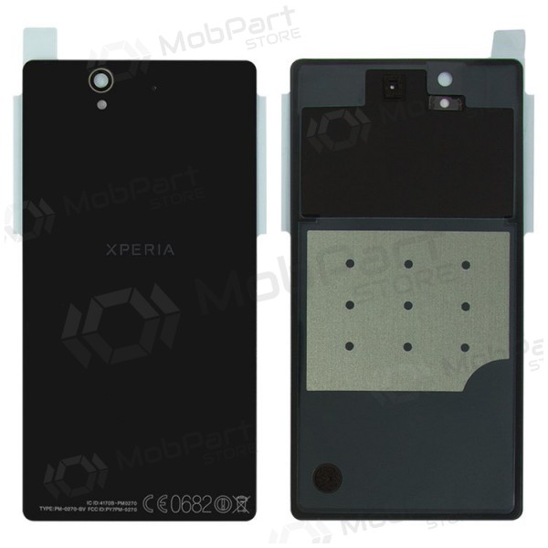 Sony Xperia Z L36h C6602 / Xperia Z C6603 baksida / batterilucka (svart)
