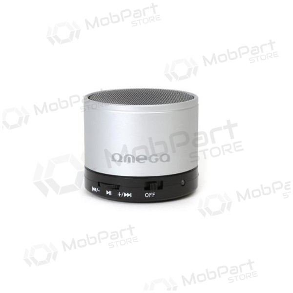 Bluetooth nešiojamas topphögtalare OMEGA OG47 (MicroSD, headset) (silver)