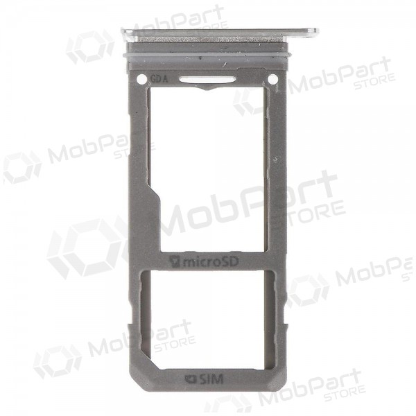 Samsung G950F Galaxy S8 / G955F Galaxy S8+ SIM korthållare (silver) Samsung G950F Galaxy S8 / G955F Galaxy S8+ SIM korthållare (silver)