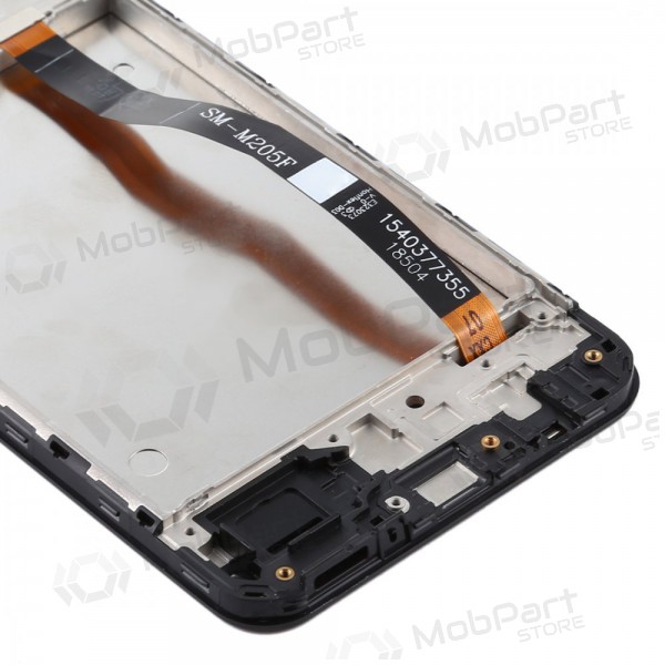 Samsung M205F Galaxy M20 skärm (svart) (med ram) (service pack) (original) Samsung M205F Galaxy M20 skärm (svart) (med ram) (service pack) (original)