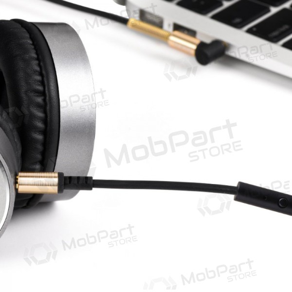 Audio adapter Hoco UPA02 AUX 3,5mm į 3,5mm (svart) Audio adapter Hoco UPA02 AUX 3,5mm į 3,5mm (svart)