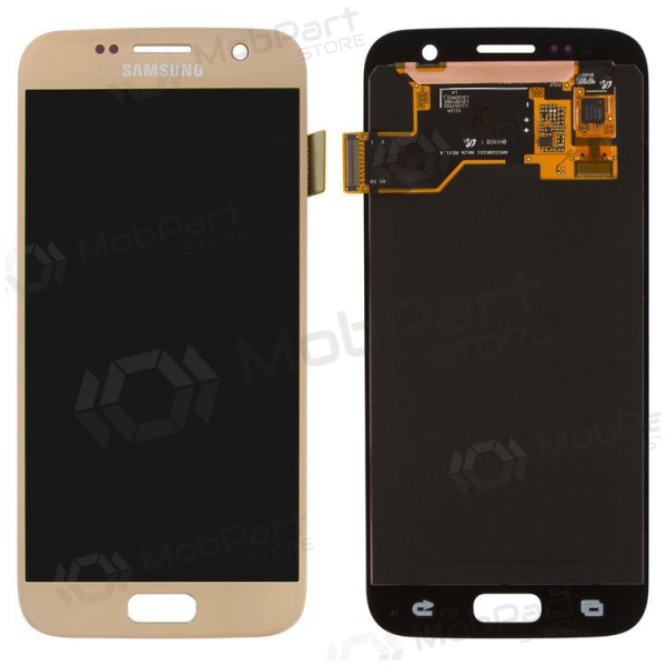 Samsung G930F Galaxy S7 skärm (guld) (service pack) (original) Samsung G930F Galaxy S7 skärm (guld) (service pack) (original)