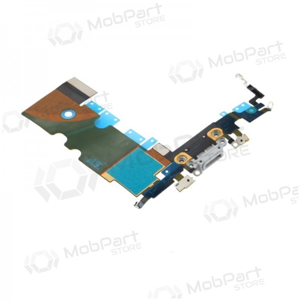 Apple iPhone 8 / SE 2020 laddarkontakt och mikrofon med flex vit (šviesiai grå) Apple iPhone 8 / SE 2020 laddarkontakt och mikrofon med flex vit (šviesiai grå)