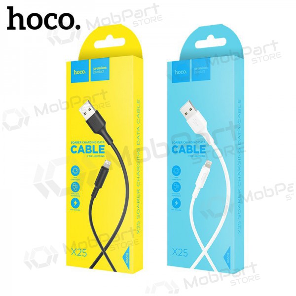 USB kabel HOCO X25 lightning 1.0m (vit)