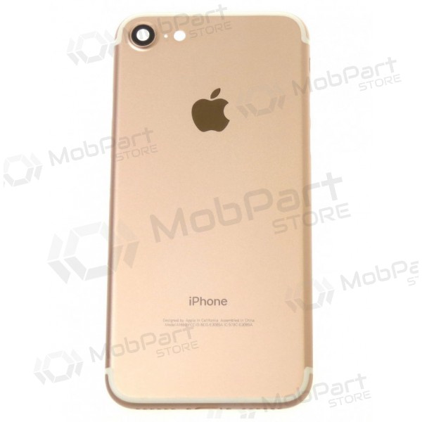 Apple iPhone 7 baksida / batterilucka (Rose Gold) (begagnad grade B, original)
