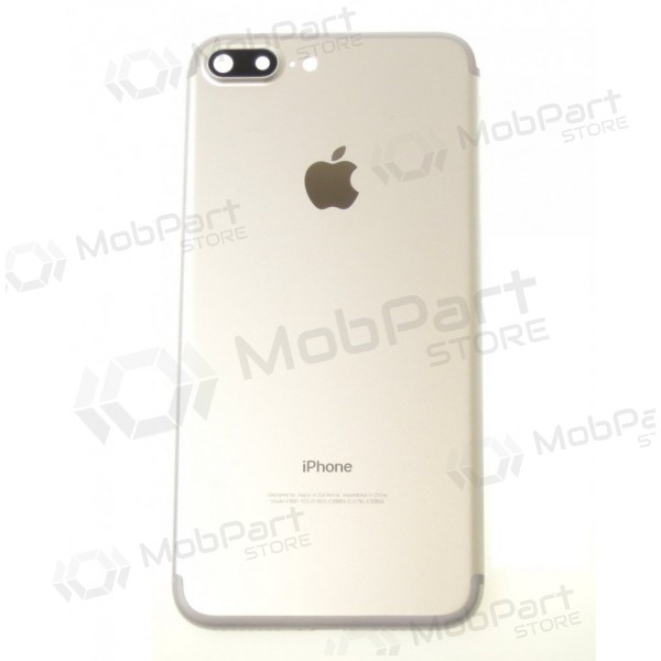 Apple iPhone 7 Plus baksida / batterilucka (silver) (begagnad grade C, original)