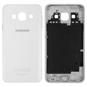 Samsung A300F Galaxy A3 baksida / batterilucka vit (Pearl White) (begagnad grade A, original)