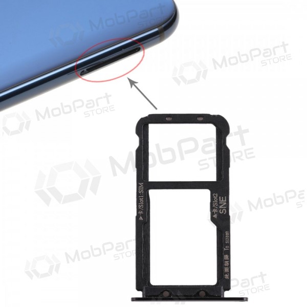 Huawei Mate 20 Lite SIM korthållare (svart)