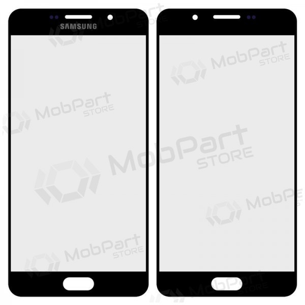 Samsung A710 Galaxy A7 (2016) Skärmglass (svart) (for screen refurbishing)