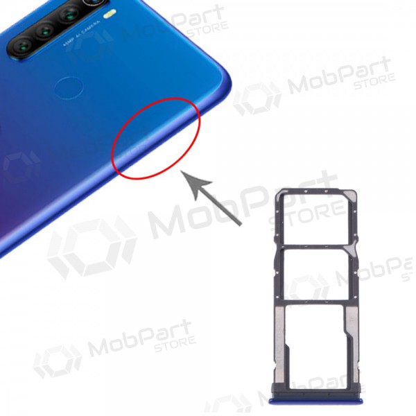 Xiaomi Redmi Note 8T SIM korthållare blå (Starscape Blue)