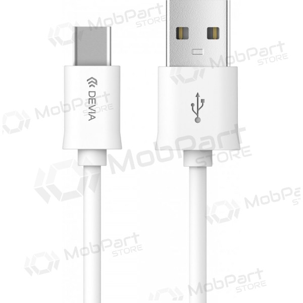 USB kabel Devia Smart Type-C 1.0m (vit)