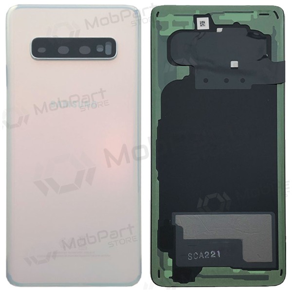 Samsung G973 Galaxy S10 baksida / batterilucka vit (Prism White) (begagnad grade B, original) Samsung G973 Galaxy S10 baksida / batterilucka vit (Prism White) (begagnad grade B, original)
