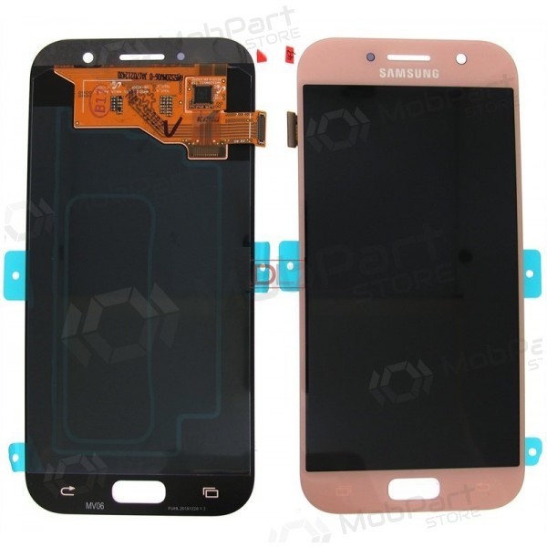 Samsung A520F Galaxy A5 (2017) skärm (rosa) (service pack) (original) Samsung A520F Galaxy A5 (2017) skärm (rosa) (service pack) (original)