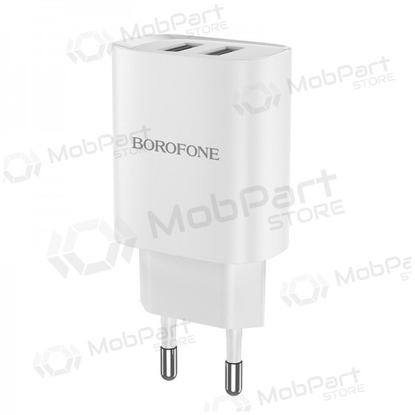 Laddare Borofone BN2 2xUSB 2.1A (vit)