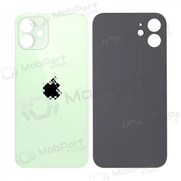 Apple iPhone 12 baksida / batterilucka (grön) (bigger hole for camera)