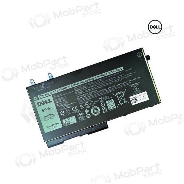 DELL R8D7N, 4255mAh laptop batteri - PREMIUM