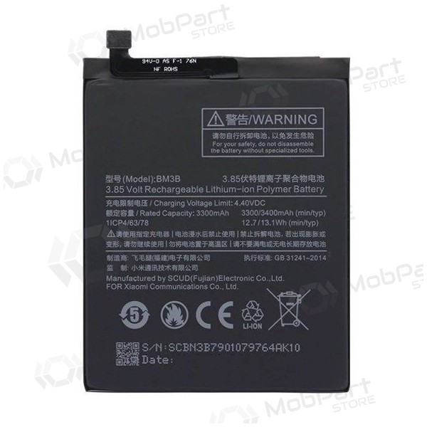 Xiaomi Redmi Mix 2 / Mix 2S batteri / ackumulator (BM3B) (3400mAh) Xiaomi Redmi Mix 2 / Mix 2S batteri / ackumulator (BM3B) (3400mAh)