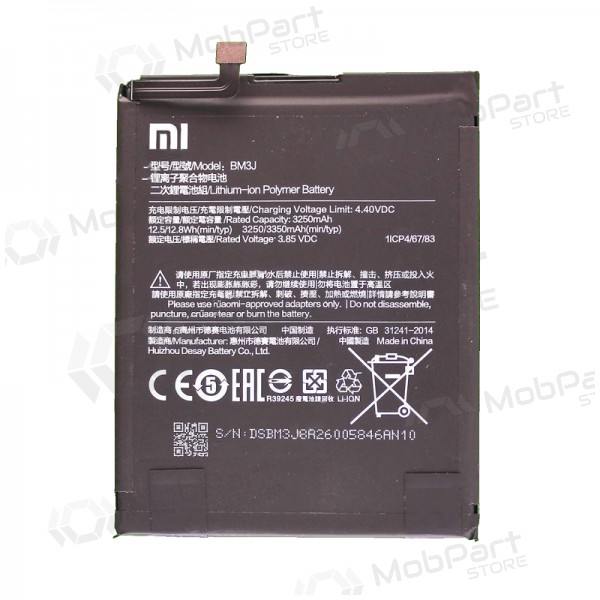 Xiaomi Mi 8 Lite batteri, akumuliatorius (BM3J) (original) Xiaomi Mi 8 Lite batteri, akumuliatorius (BM3J) (original)