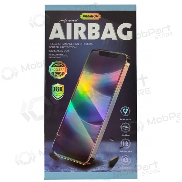 Nokia C10 / C20 härdat glas skärmskydd "18D Airbag Shockproof"