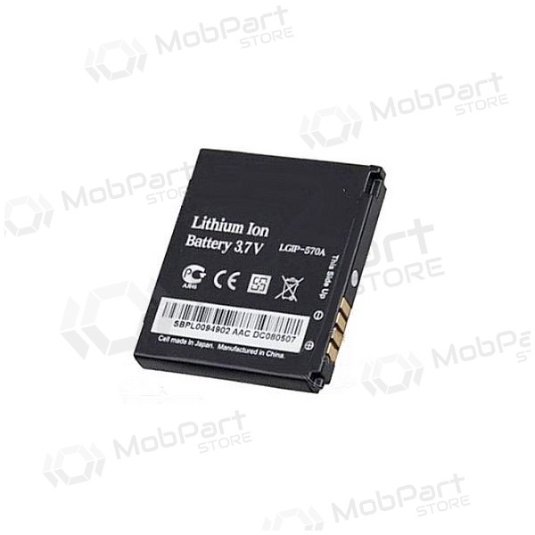 LG IP-570A (KP500,KF700, KC550) batteri / ackumulator (750mAh) LG IP-570A (KP500,KF700, KC550) batteri / ackumulator (750mAh)