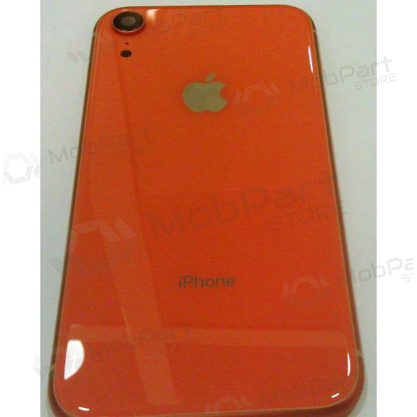 Apple iPhone XR baksida / batterilucka ljusröd (coral) full