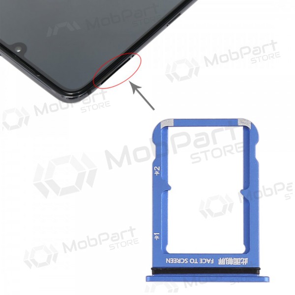 Xiaomi Mi 9 SIM korthållare (blå)