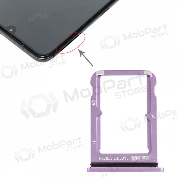 Xiaomi Mi 9 SIM korthållare (violett)