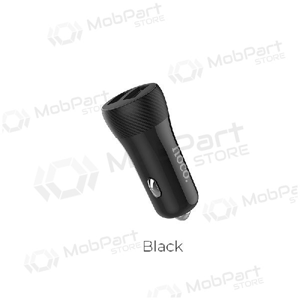 Billaddare HOCO Z21 Ascender Dual USB (5V 2.4A) (svart)