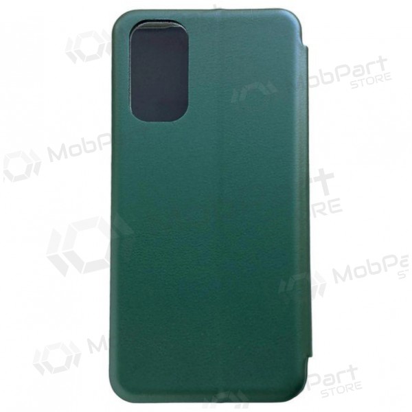 Samsung S901 Galaxy S22 5G fodral "Book Elegance" (tamsiai grön)