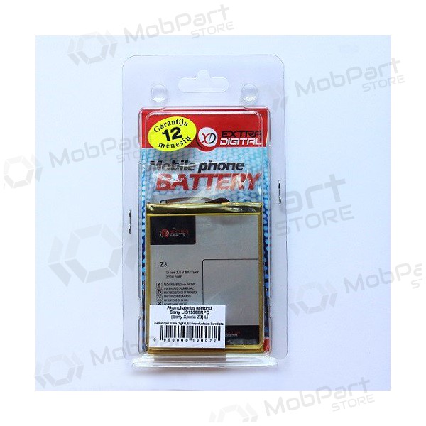 Sony Xperia Z3 (LIS1558ERPC) batteri / ackumulator (3100mAh) Sony Xperia Z3 (LIS1558ERPC) batteri / ackumulator (3100mAh)