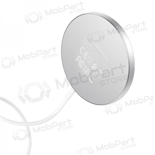 Laddare trådlös Borofone BQ9 Pro Original Magnetic (10W) (silver)
